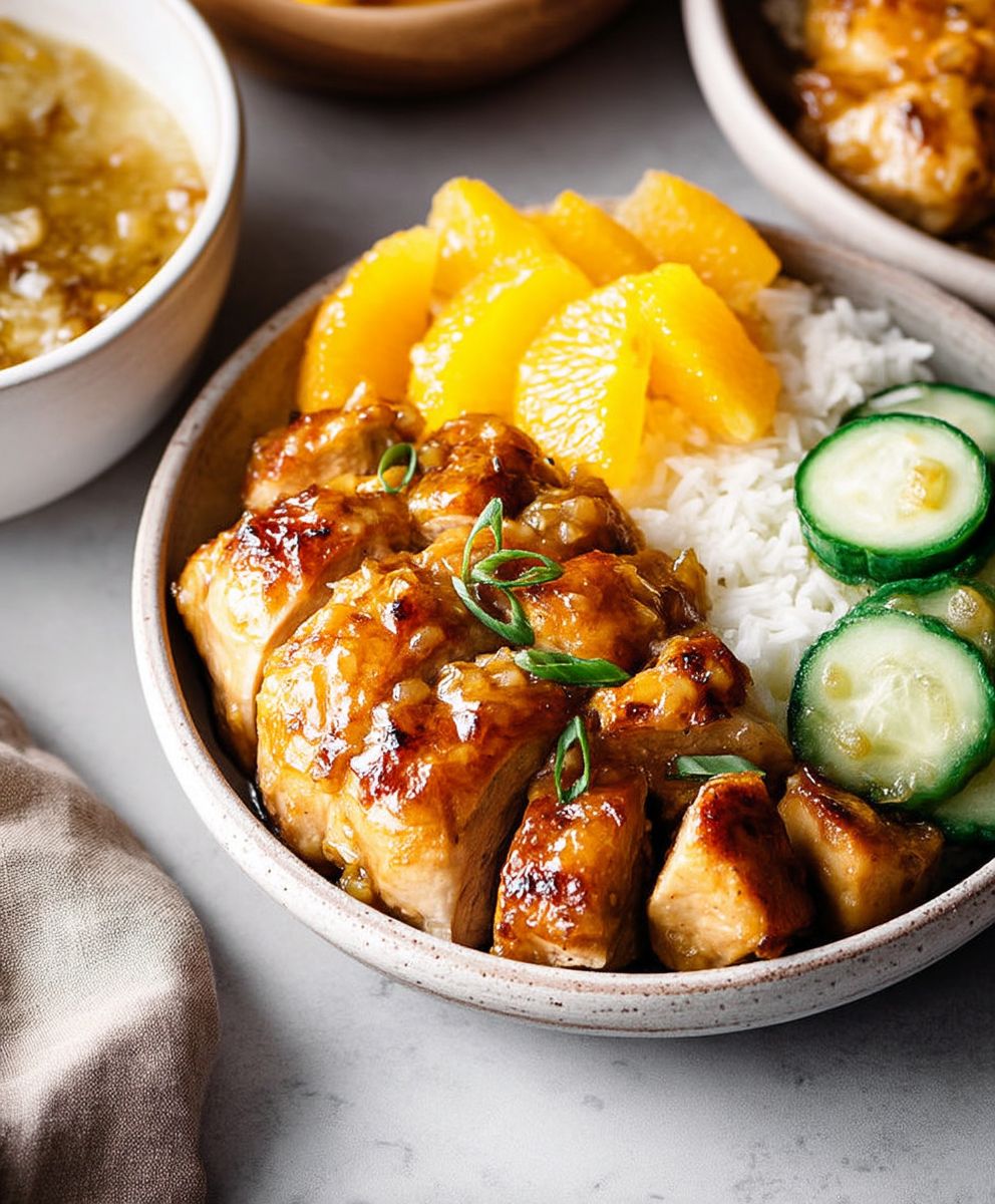 Oven baked orange turkey