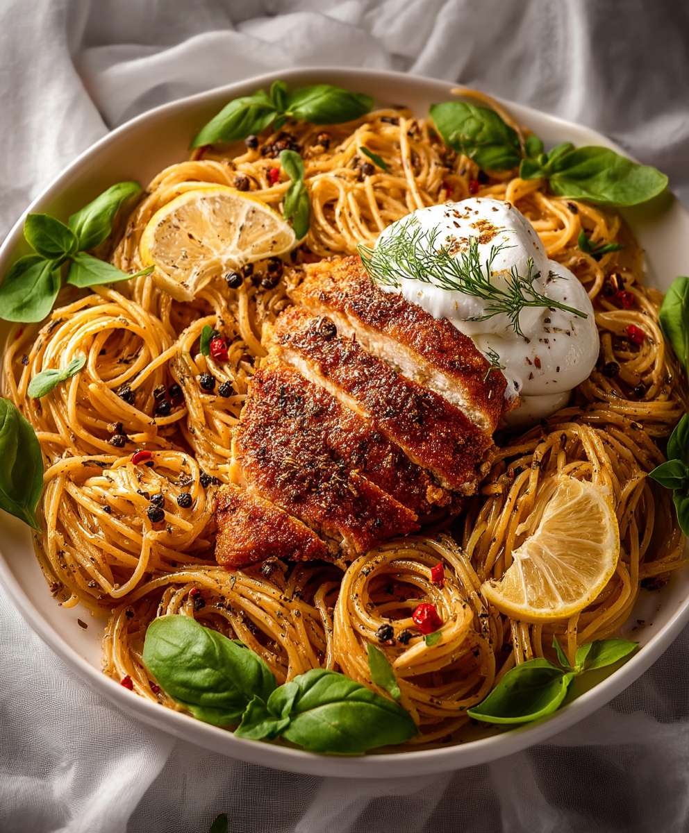 Lemon Pepper Chicken Pasta