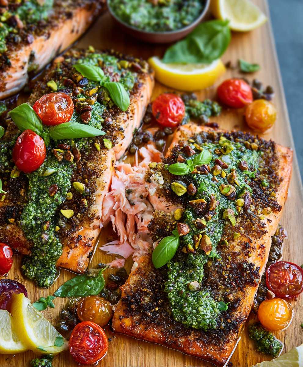Pistachio Crusted Salmon