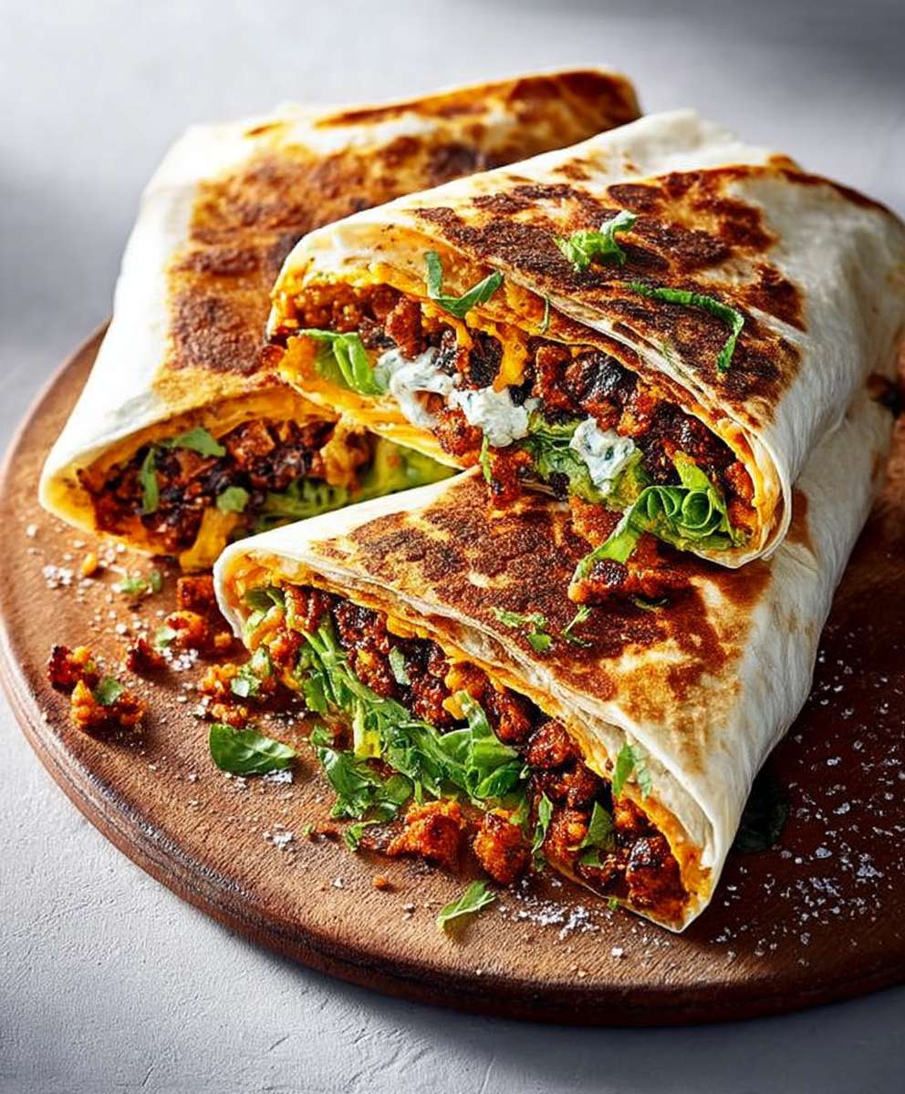 Spicy chipotle crunch wraps