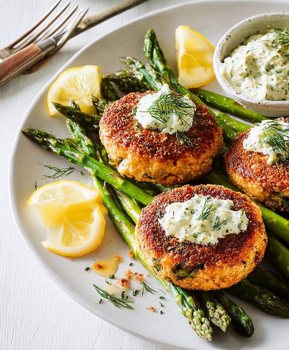 Lemony salmon fishcakes