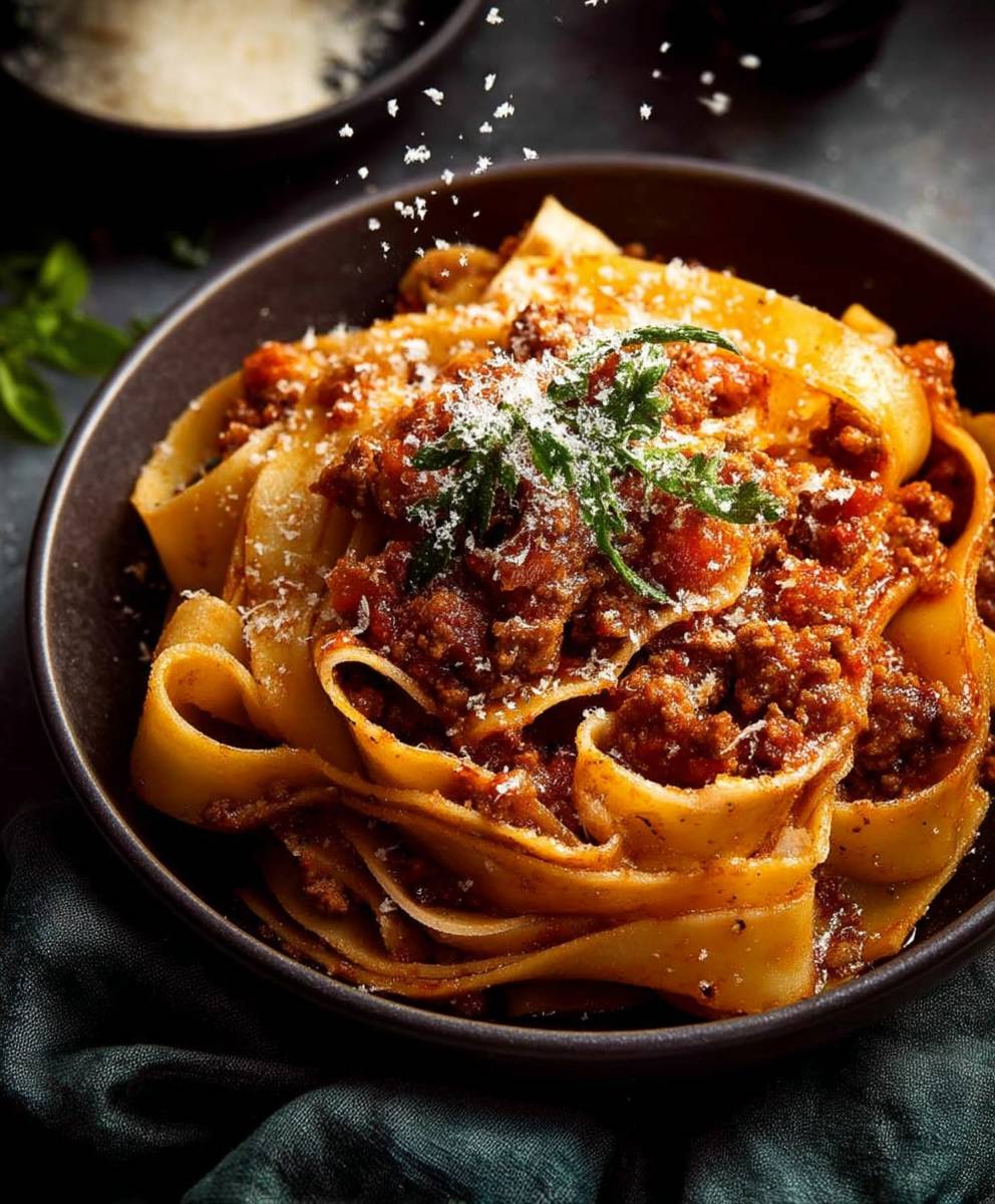 Sausage ragu pappardelle