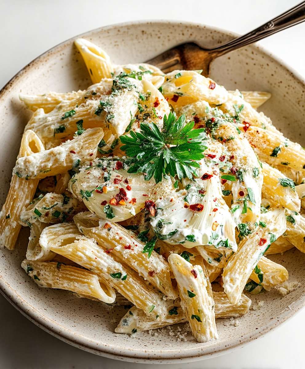 Creamy Garlic Herb Pasta