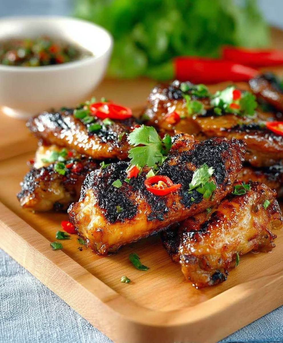 Vietnamese grilled chicken wings