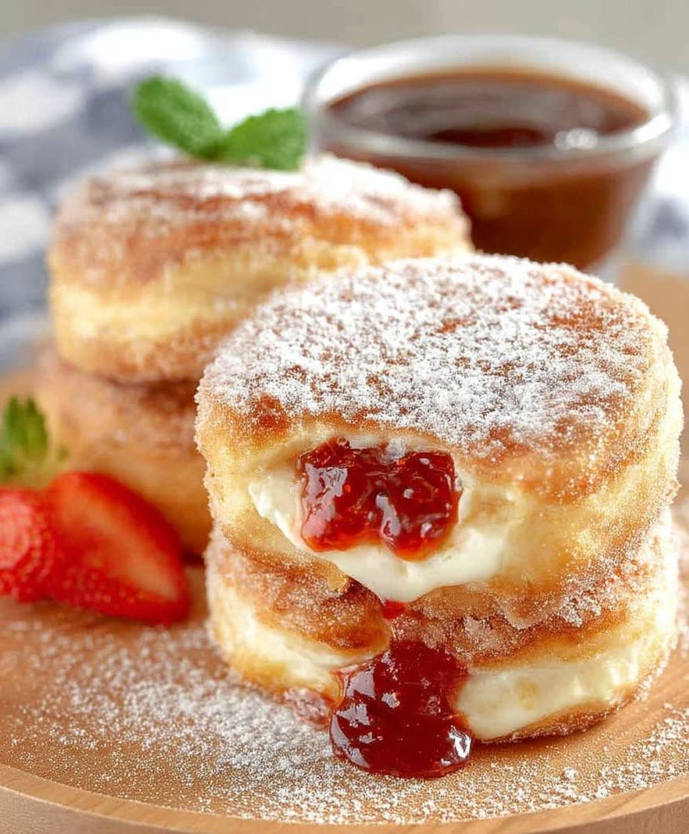 Jam Jelly Doughnut Toast