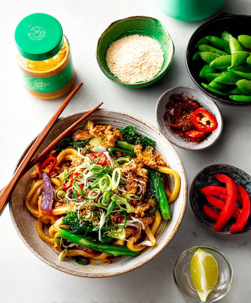 Thai Curry Udon Noodles