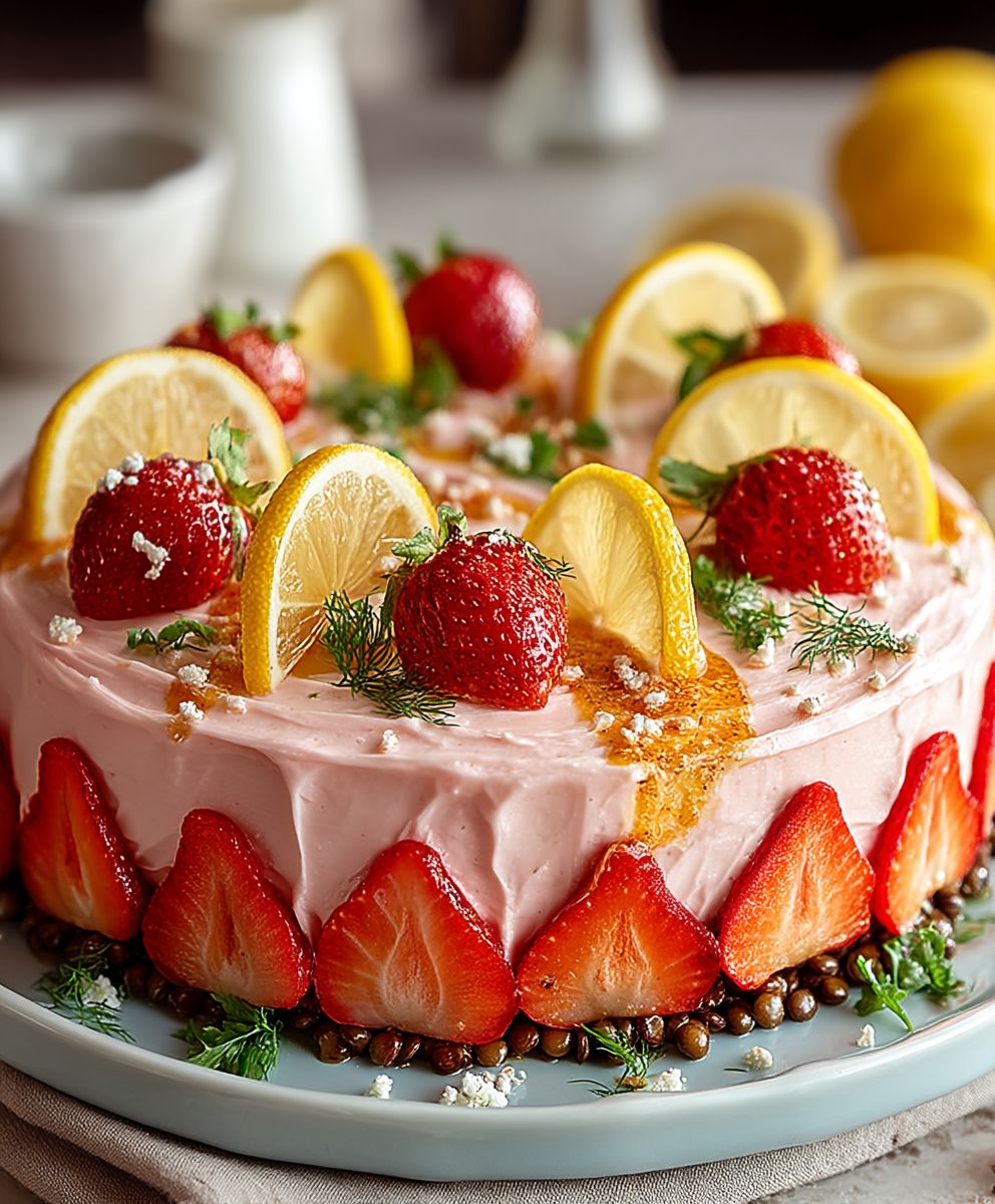 Pumpkin lentil salad