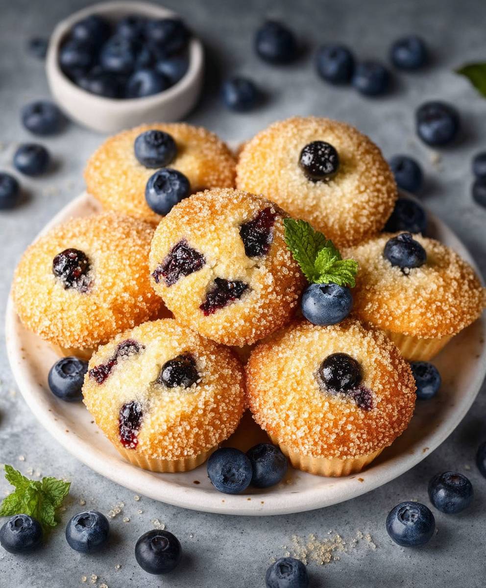 Blueberry muffins mini