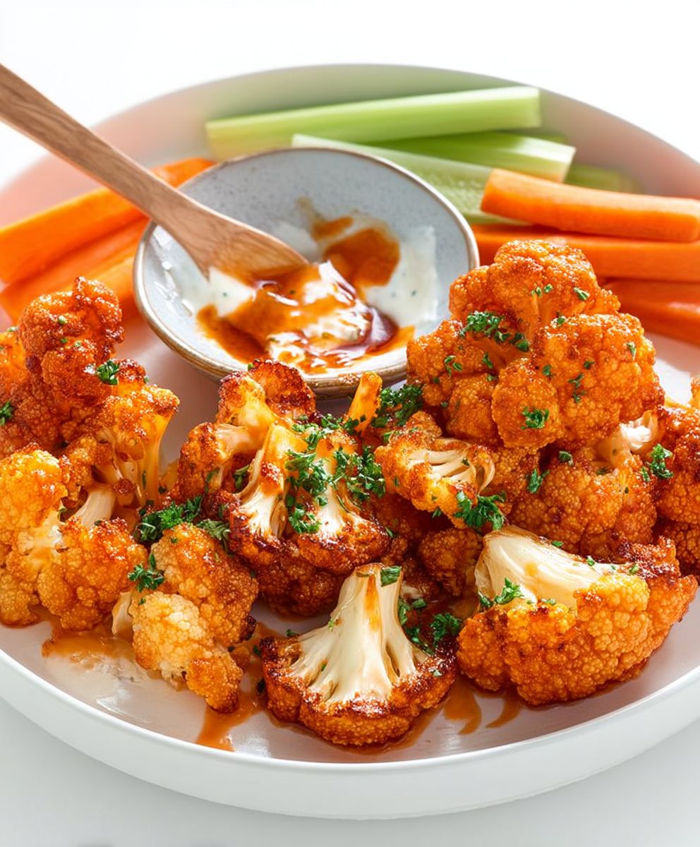 Buffalo Cauliflower Bites