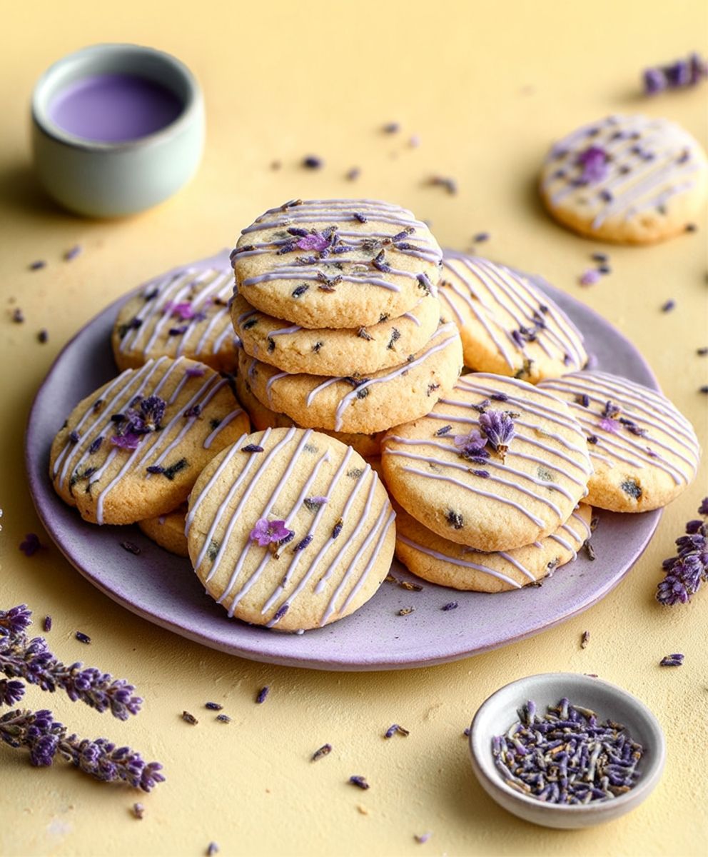 Lavender cookies