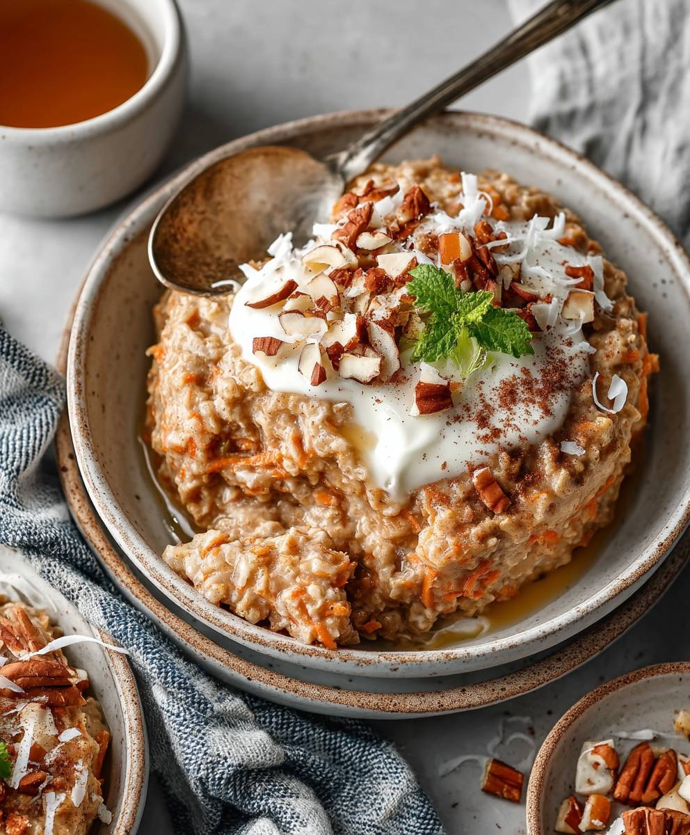 Carrot Cake Overnight Oatmeal