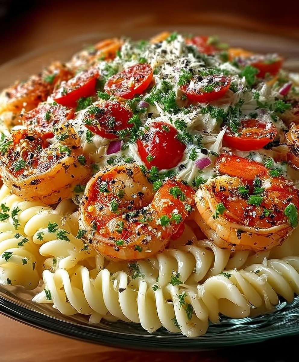 Seafood Pasta with Shrimp Crab