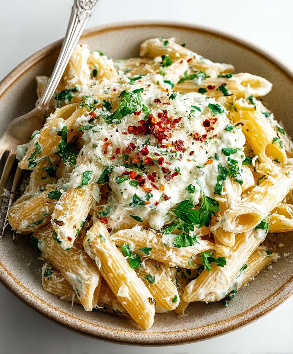 Creamy Garlic Herb Pasta