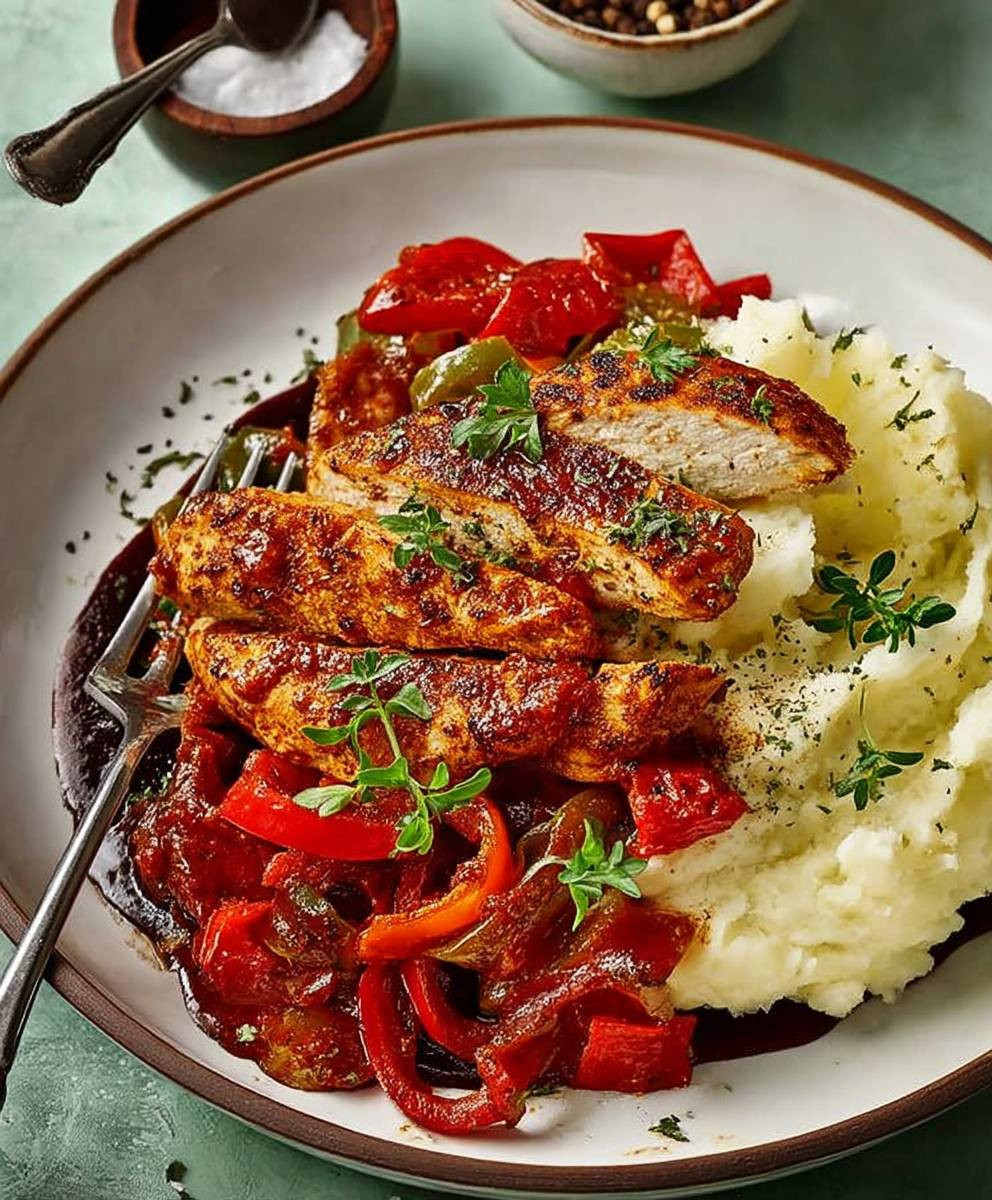 Turkey steaks parmesan mash