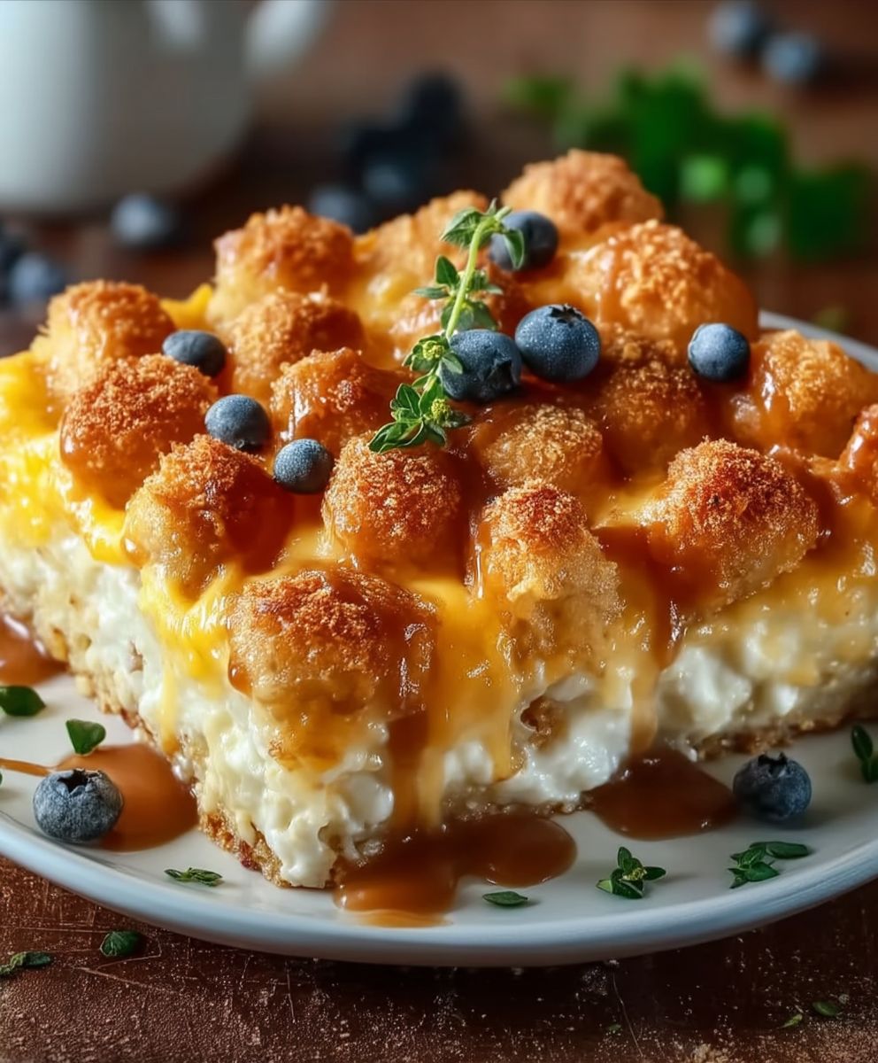 Blueberry Sour Cream Coffee Cake