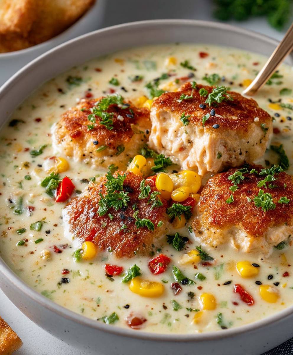 Salmon balls avocado sauce