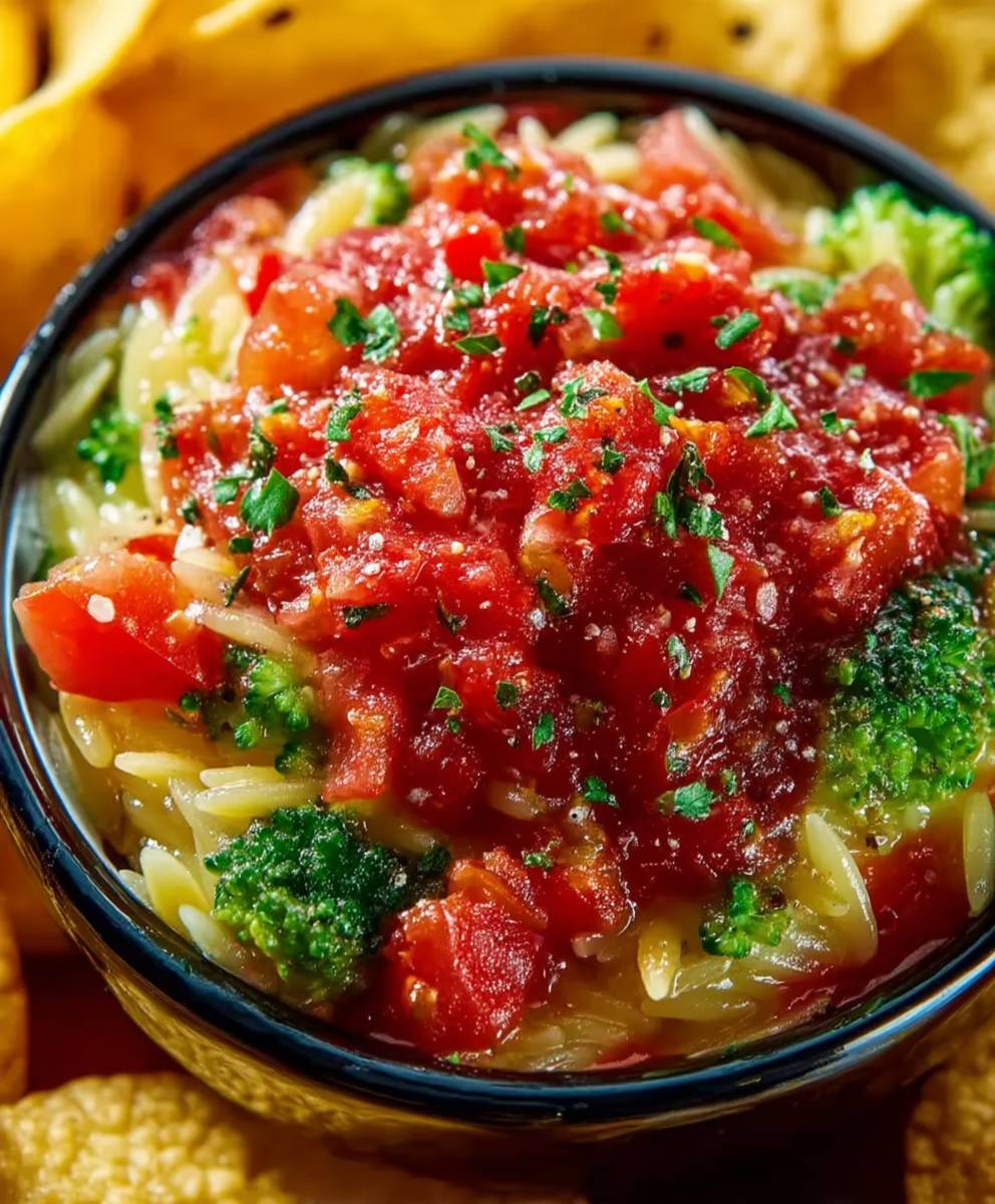 Broccoli Cheese Orzo