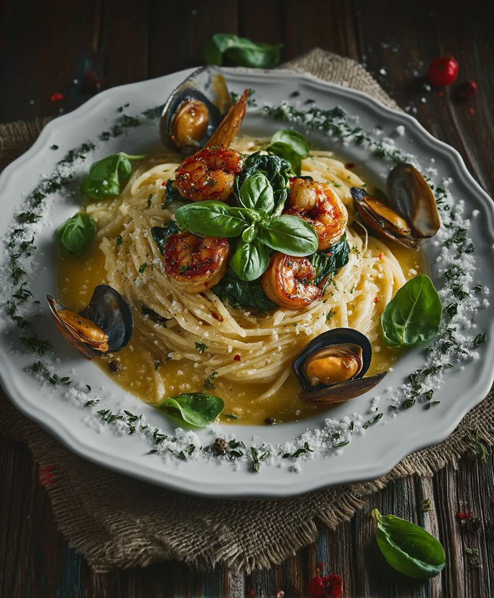 Shrimp Swiss Chard Risotto