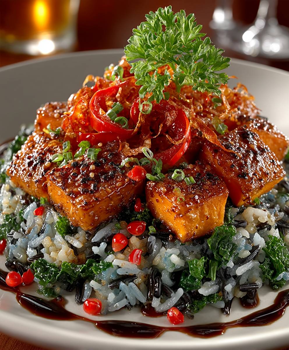 Sweet Potato Kale Fried Rice