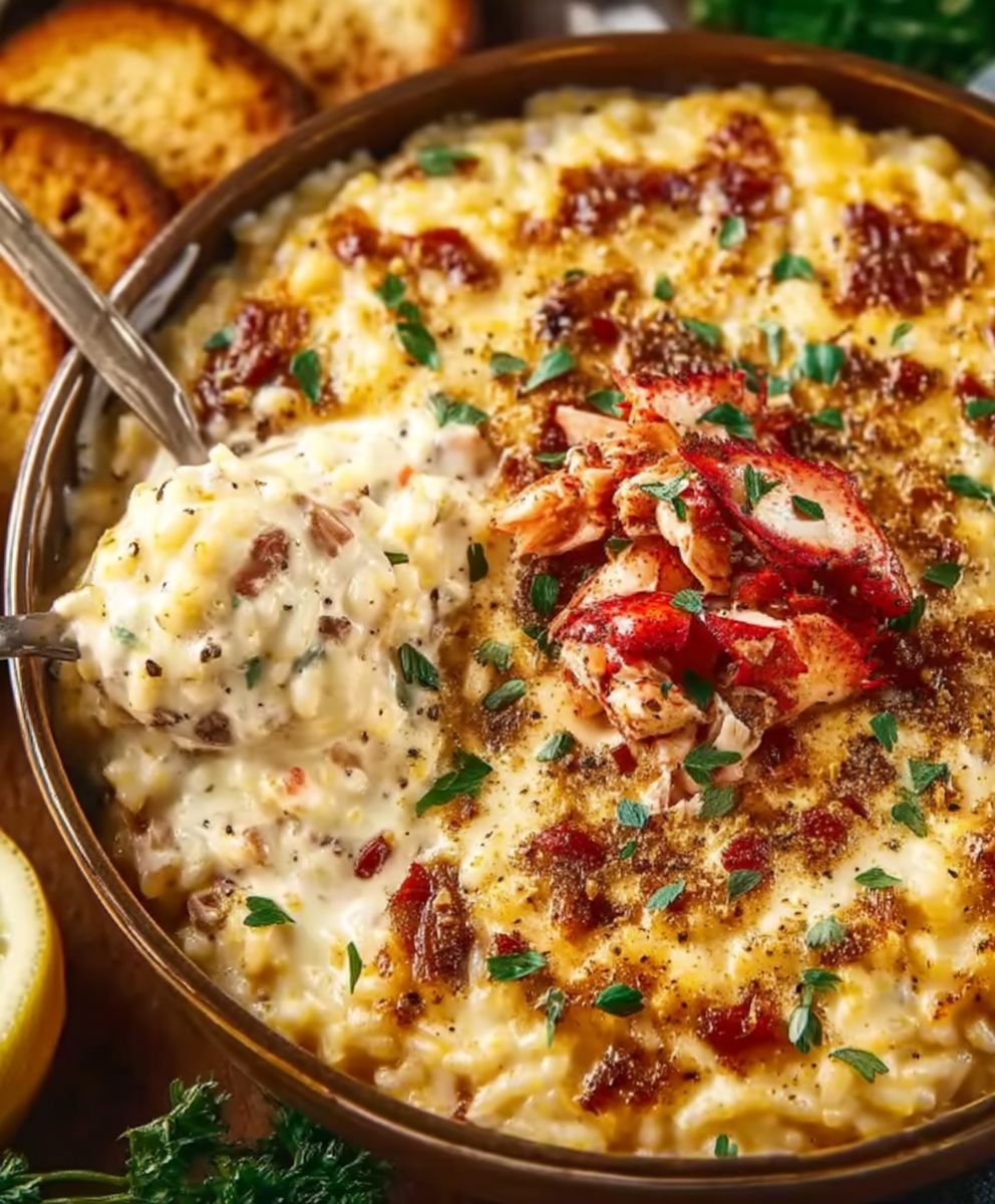 Lemon Butter Lobster Risotto