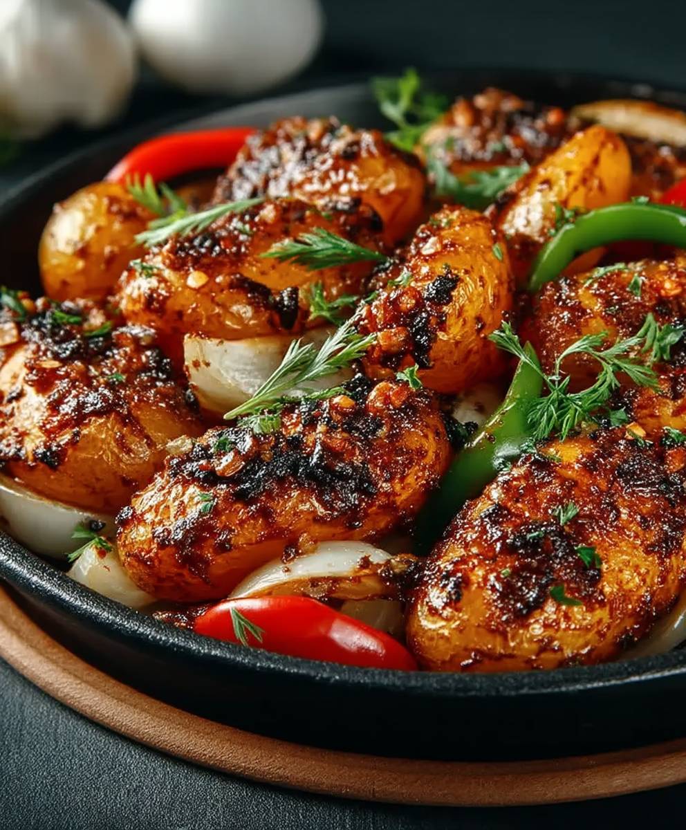 Garlic Butter Parmesan Potatoes