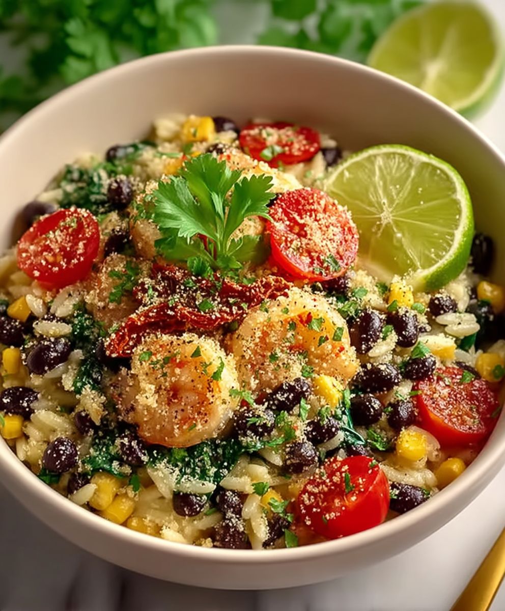 Shrimp Orzo Sun Dried Tomatoes