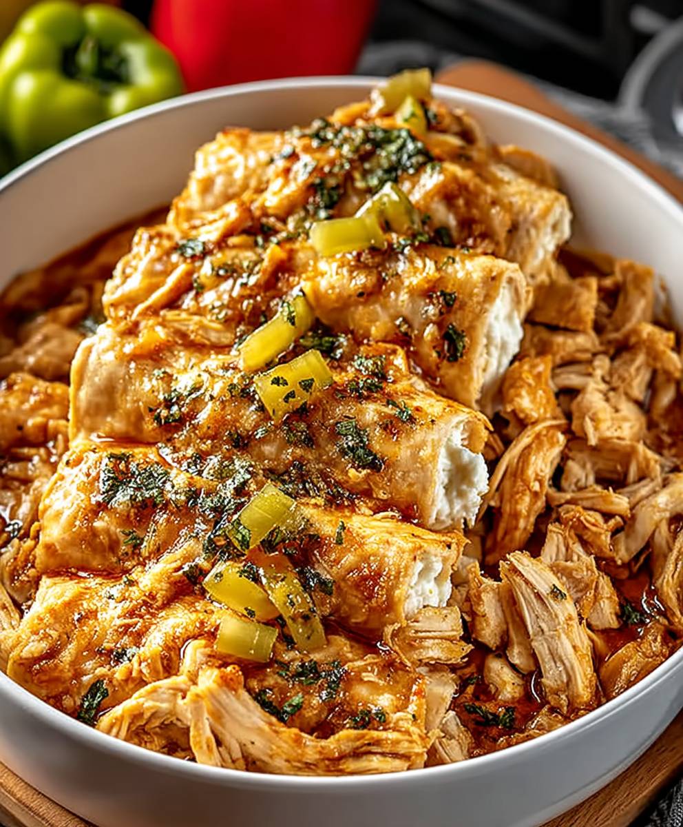White Chicken Enchiladas