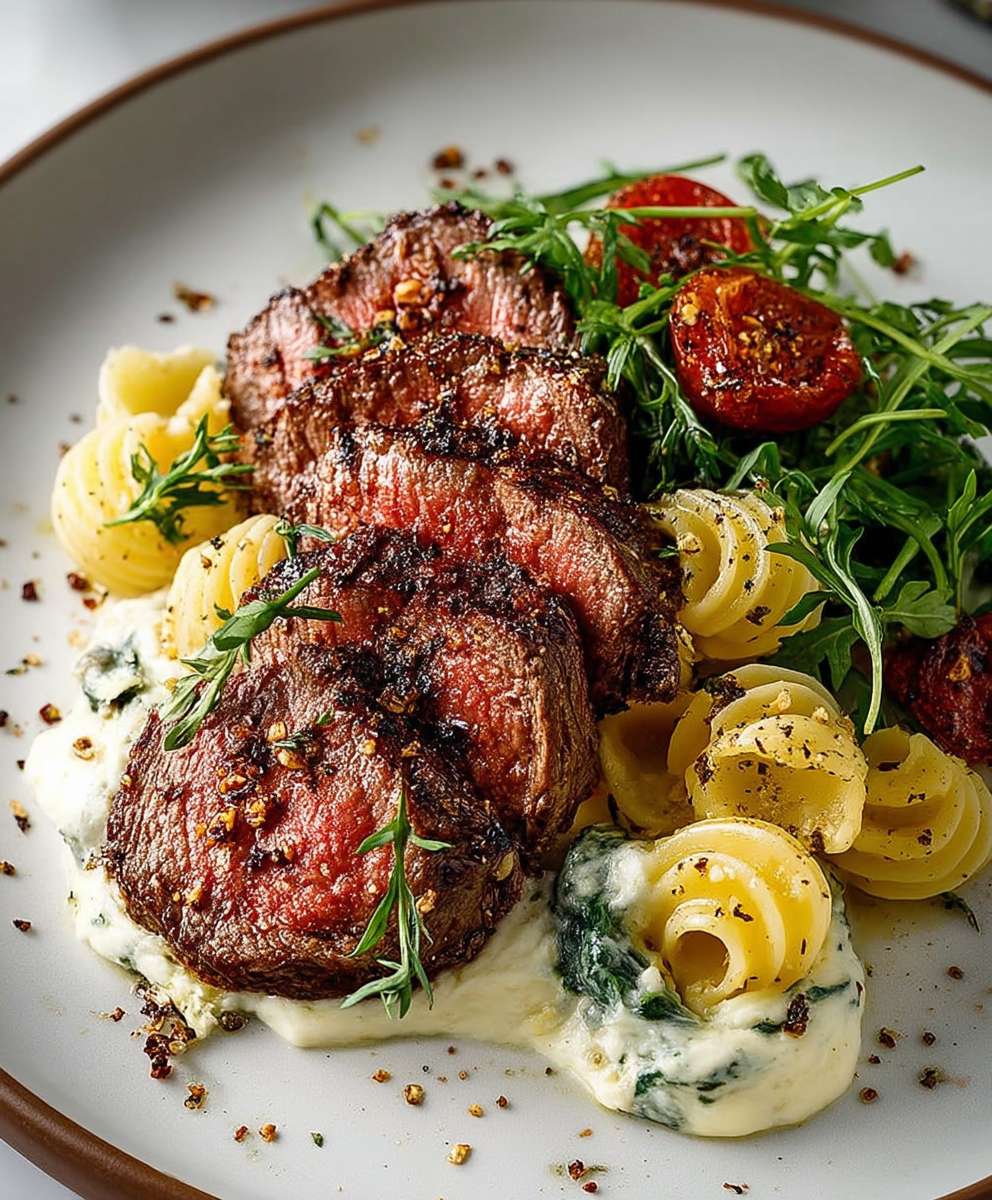 Spinach Cheese Pasta Bake