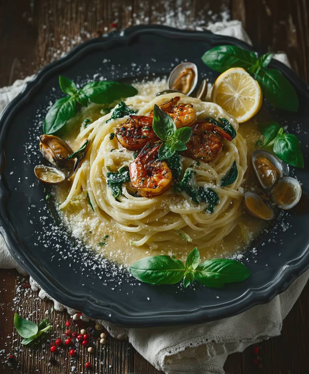 Shrimp Swiss Chard Risotto