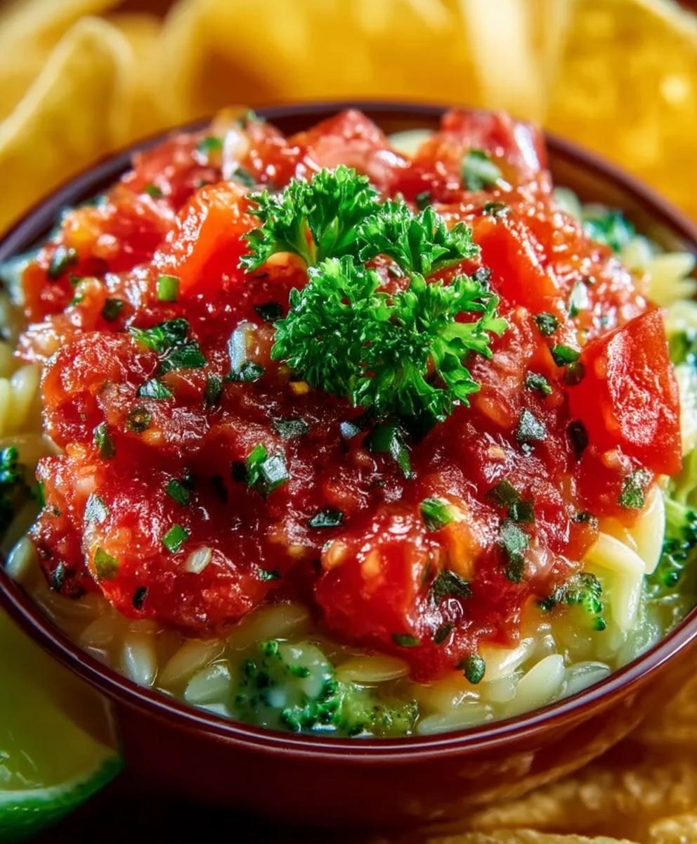 Broccoli Cheese Orzo