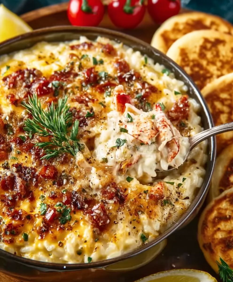 Lemon Butter Lobster Risotto