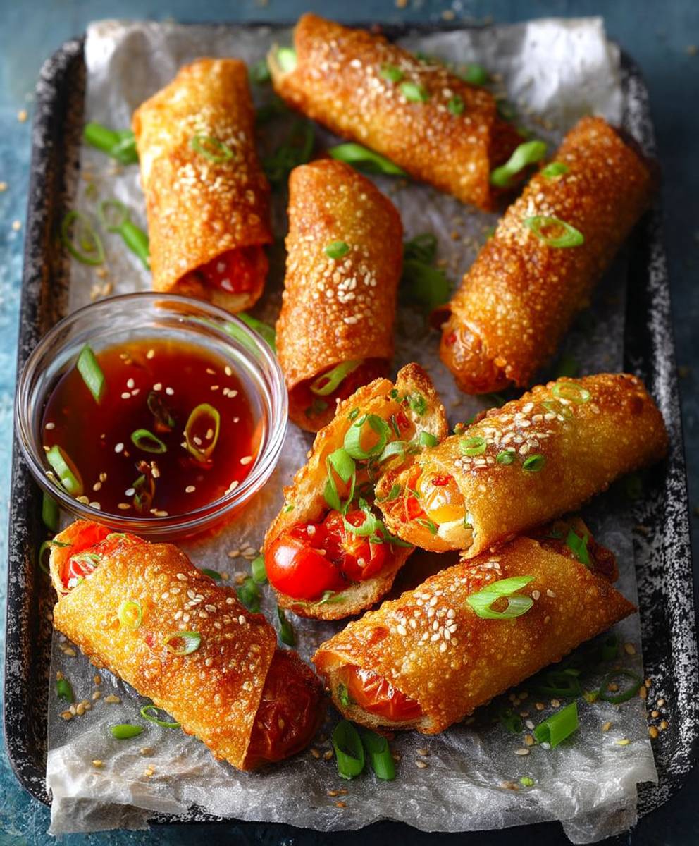 Baked Tomato Bruschetta