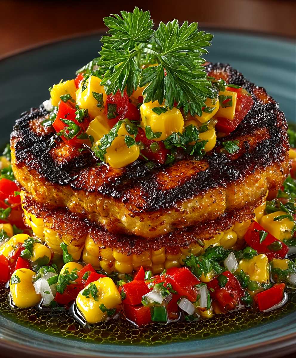 Grilled Corn Mango Salsa