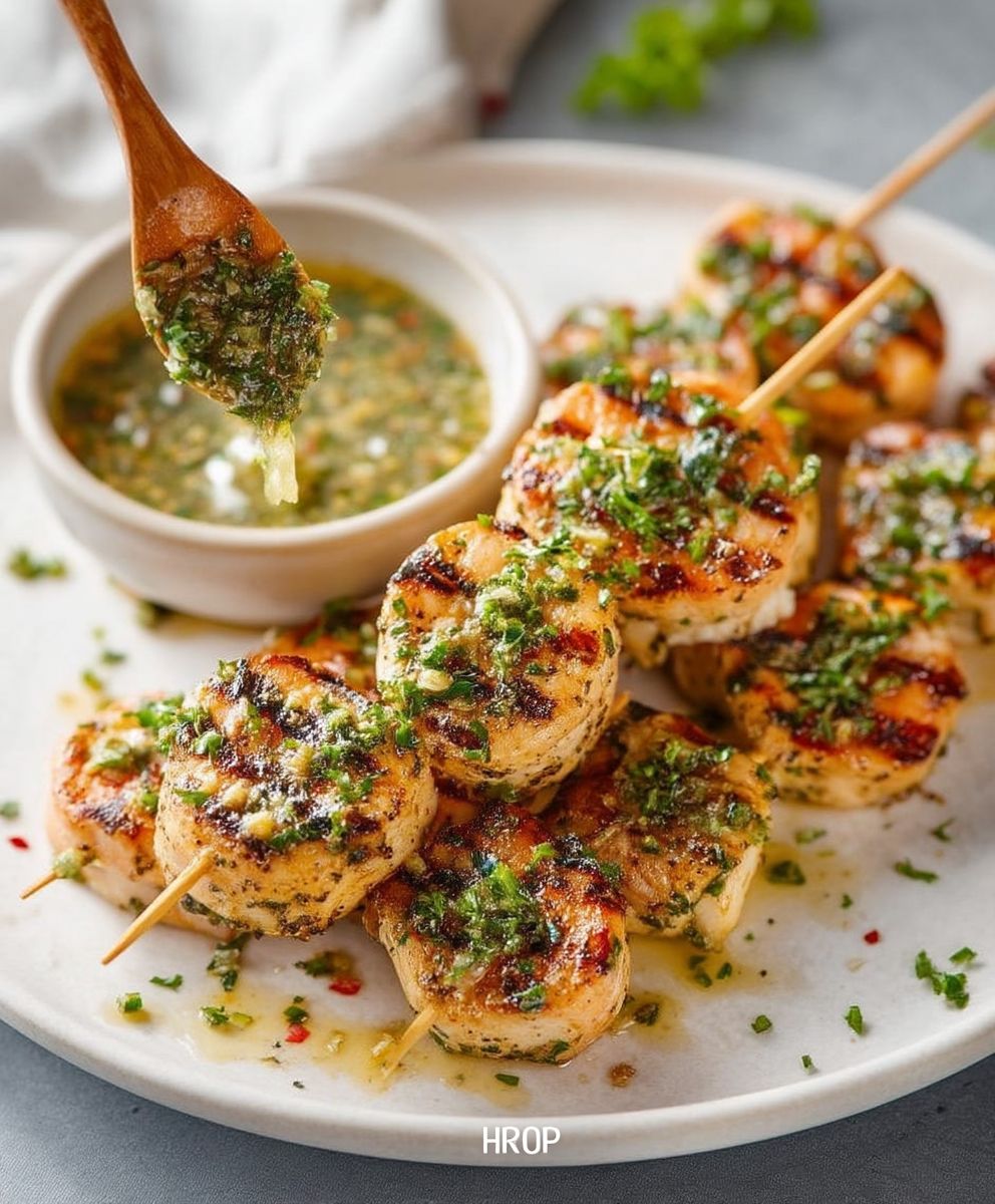 Chicken Spiedini Herb Butter