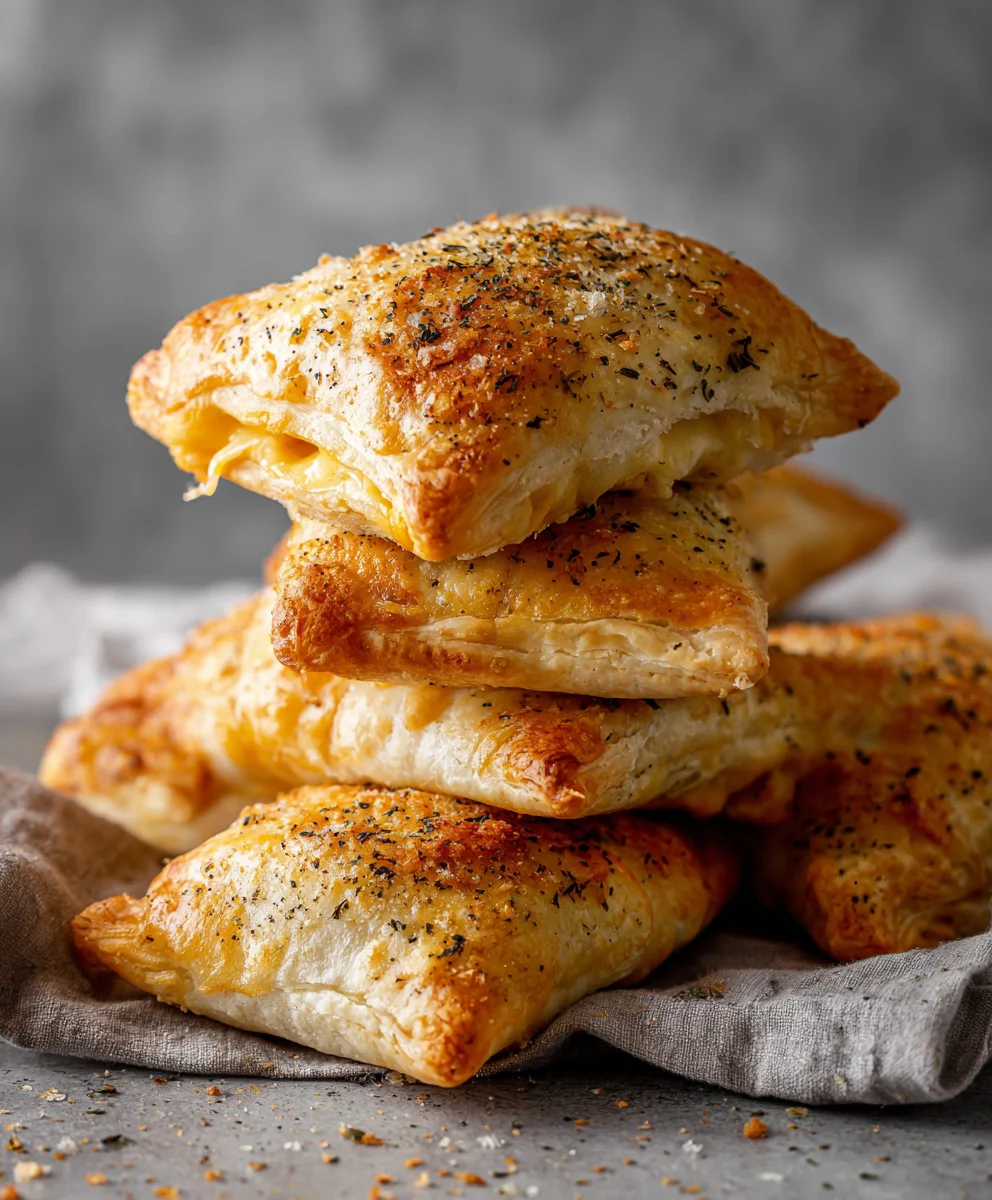 Easy Cheesy Snack Pockets: Delicious Gooey Bites