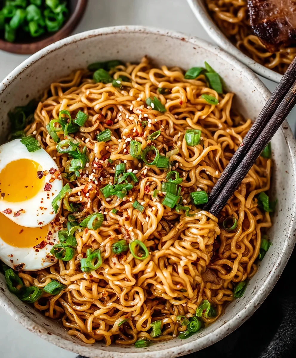 Sesame Garlic Ramen Noodles: Easy & Flavorful Recipe!