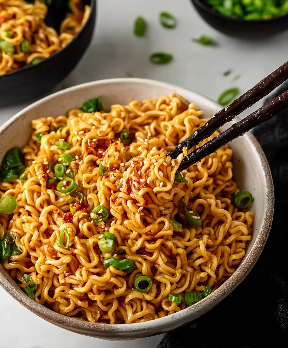 Sesame Garlic Ramen Noodles: Easy & Flavorful Recipe!