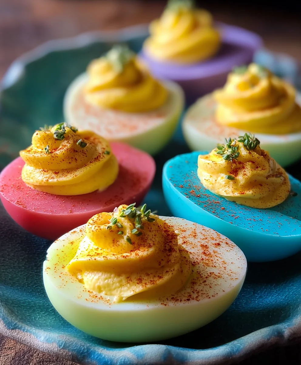 Colored Deviled Eggs: Bright, Fun, & Easy Party Appetizer