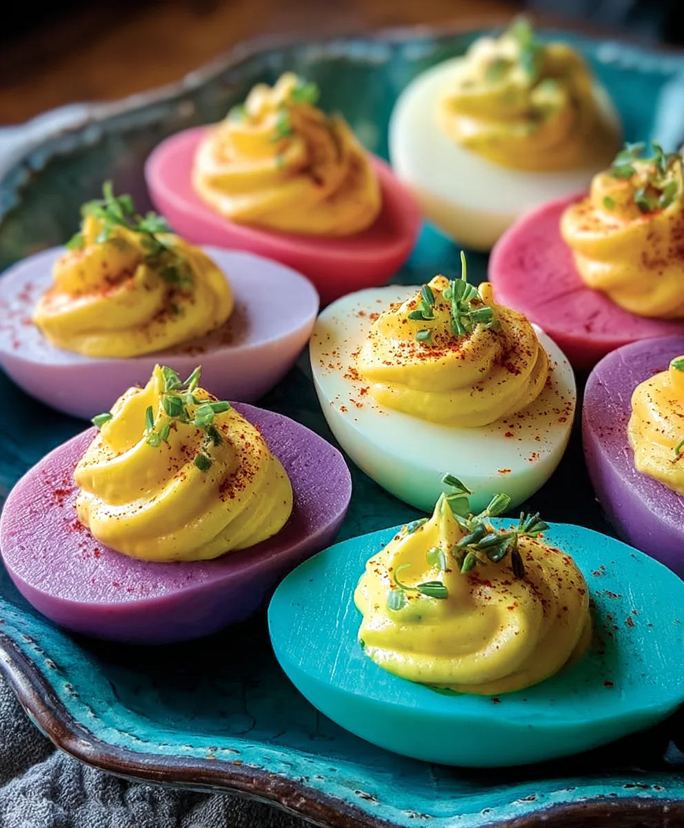 Colored Deviled Eggs: Bright, Fun, & Easy Party Appetizer