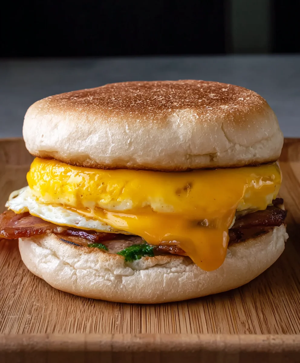 Quick Freezer Breakfast Sandwiches: Beef, Egg, Cheese Muffins