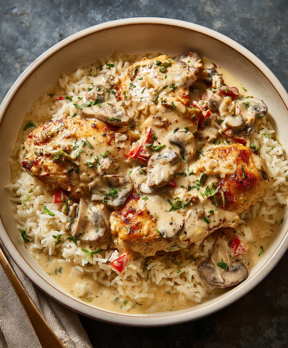 Creamy Garlic Parm Chicken Pasta: Ultimate Craving!