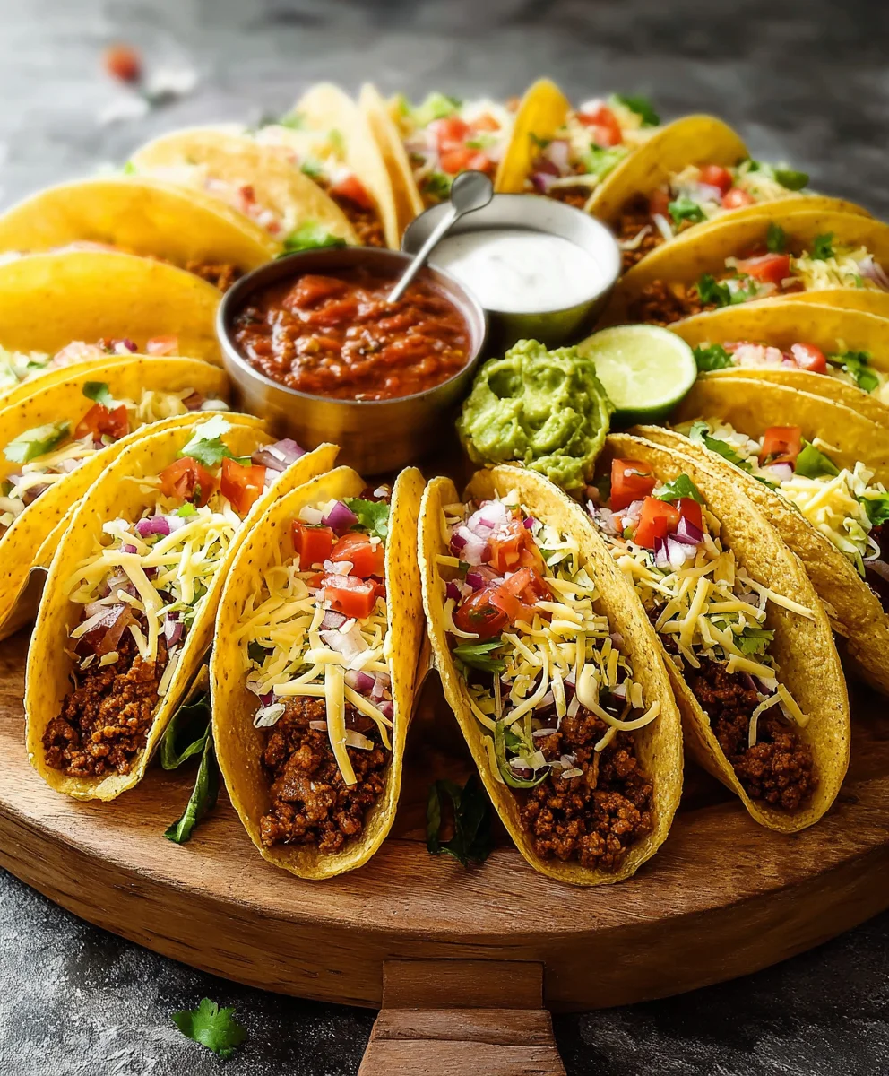 Easy Taco Recipe Dinner Board: Quick & Fun Family Meal!