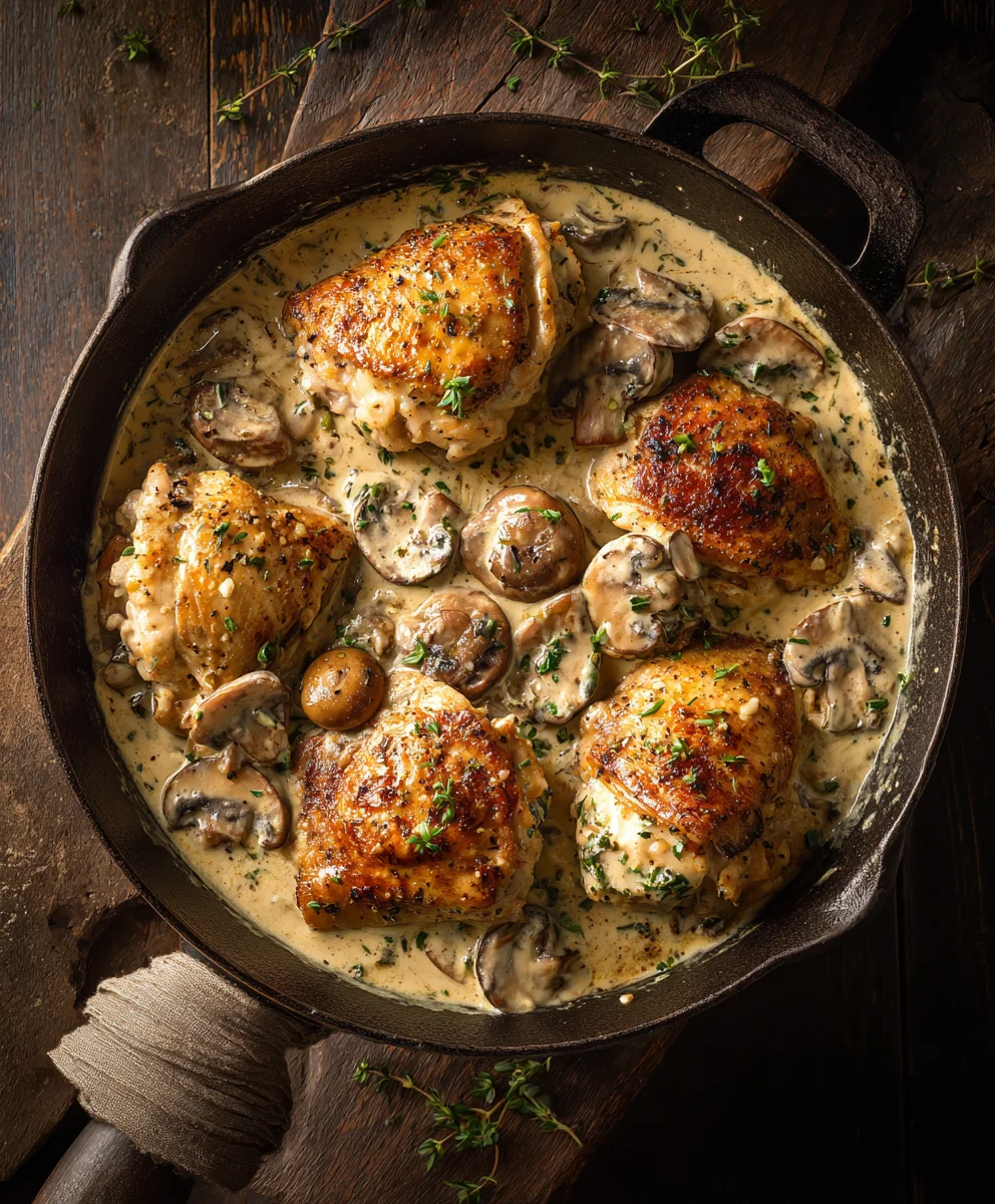 Best Creamy Mushroom Chicken Recipe for a Cozy Dinner