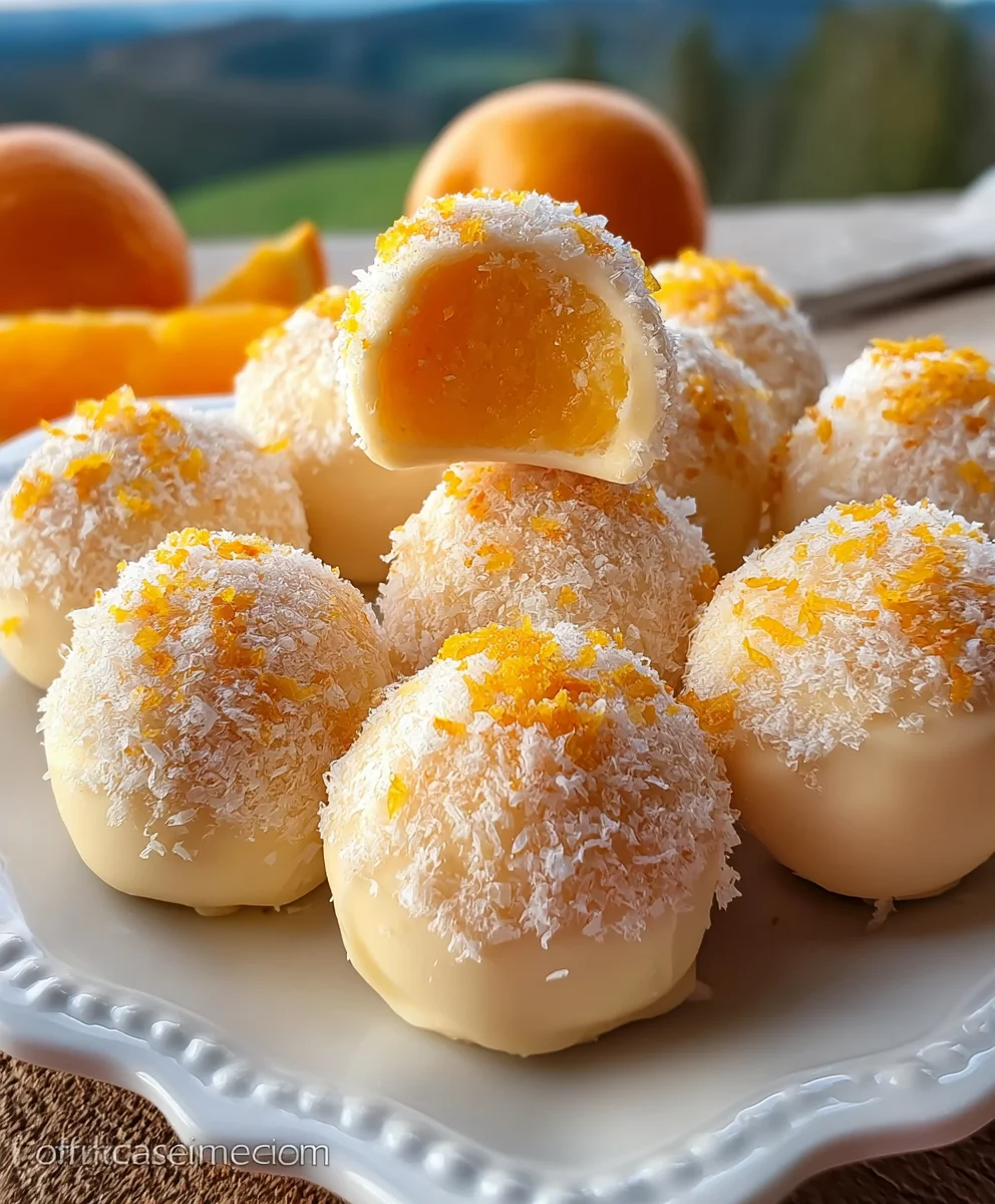 Creamy Orange Creamsicle Truffles: Pure Sunshine Dessert
