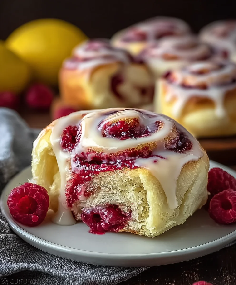 Heavenly Raspberry Lemon Rolls: A Burst of Flavor!