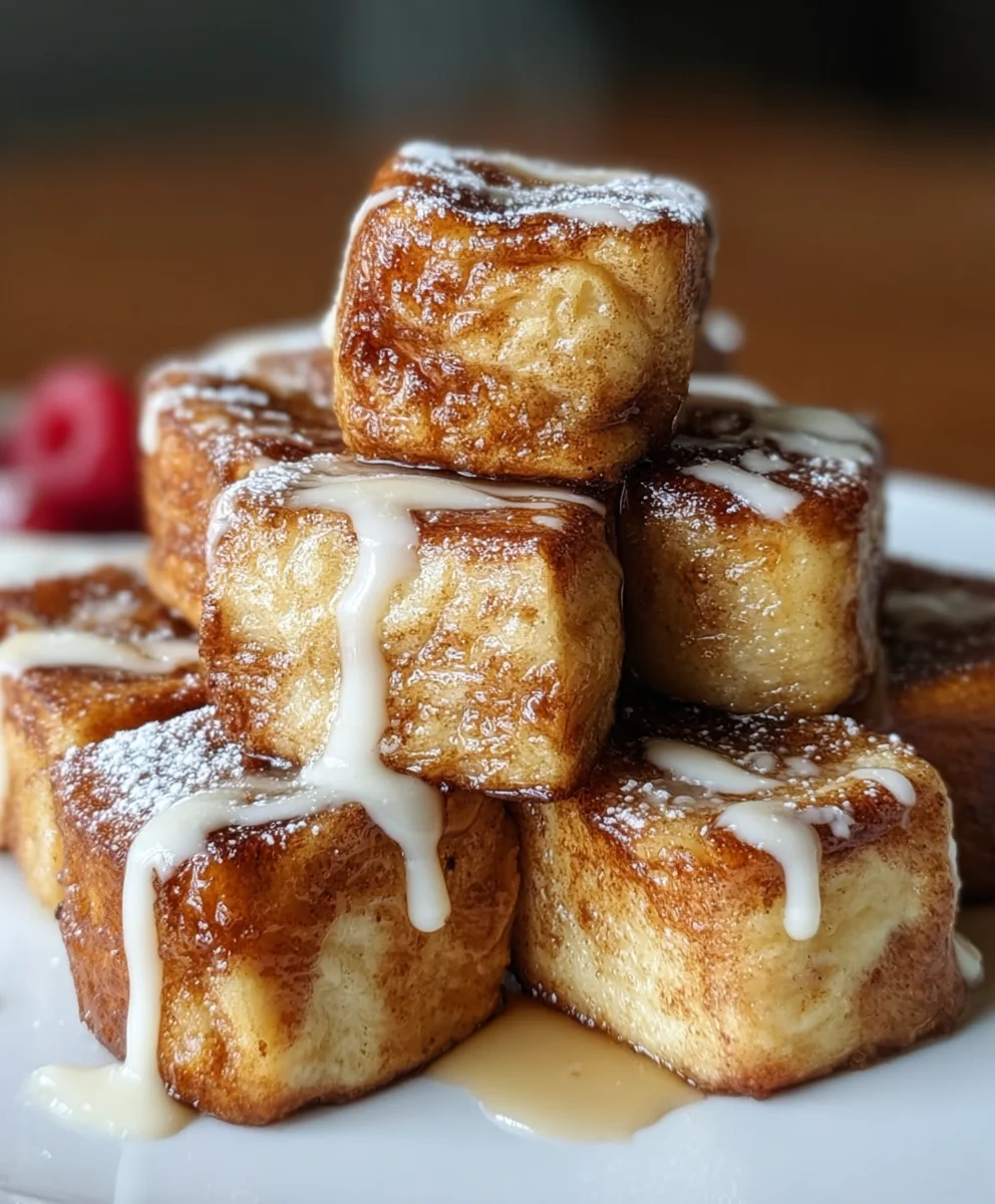 Cinnamon Roll French Toast Bites: Sweet Breakfast Perfection!