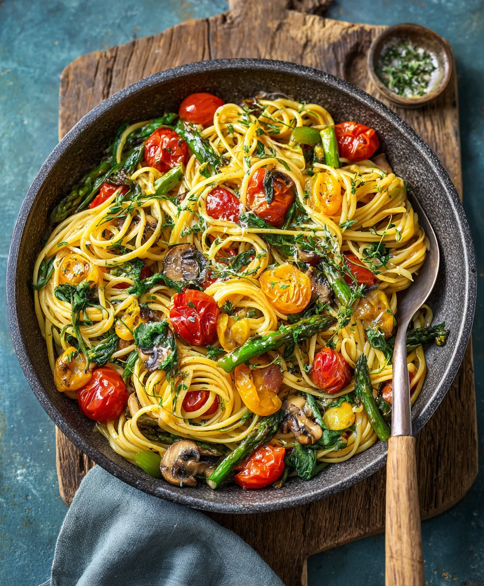 Vibrant Summer Garden Pasta – Easy, Fresh & Flavorful Meal