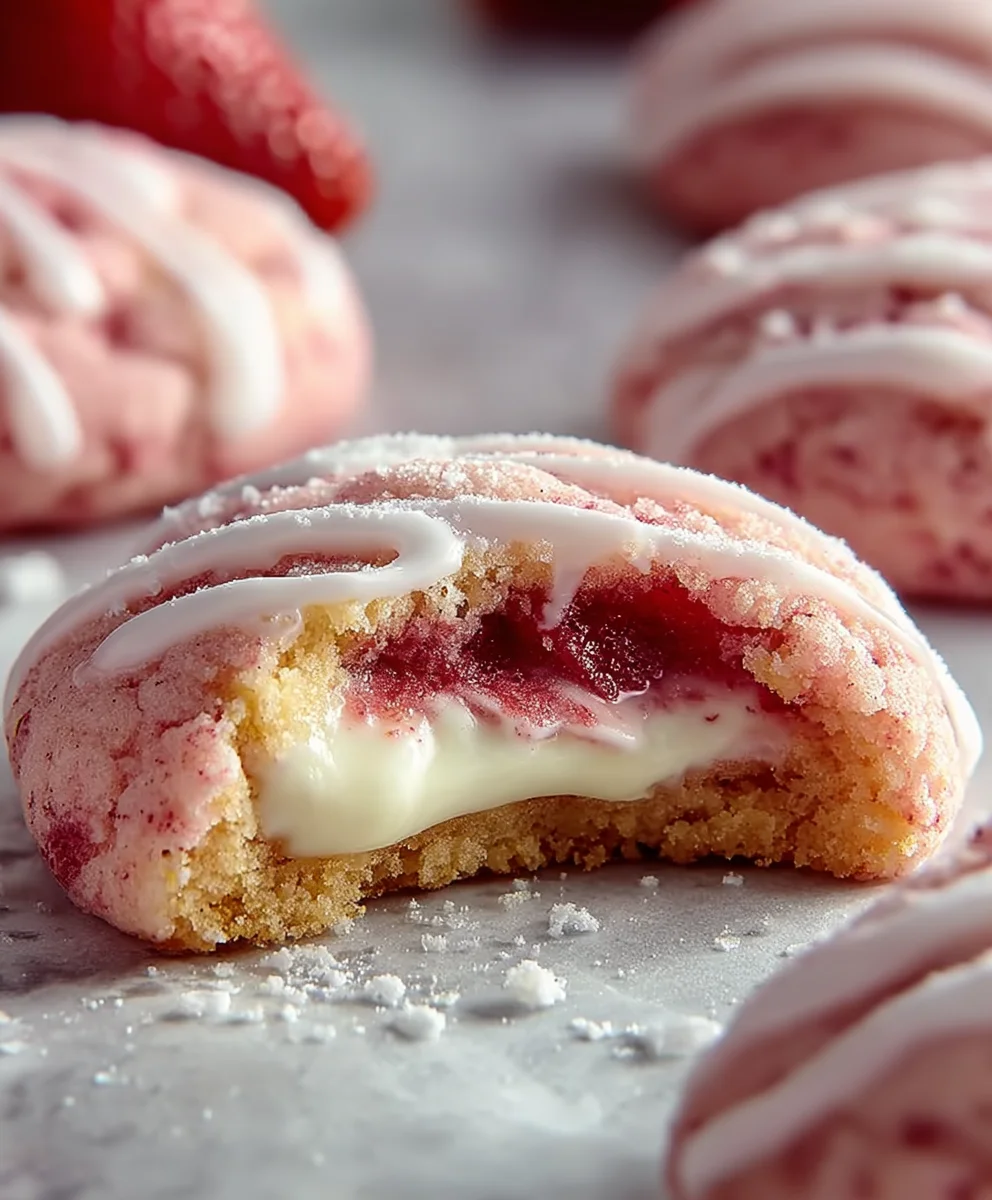 Easy Strawberry Cheesecake Cookies: Heavenly Homemade Sweetness