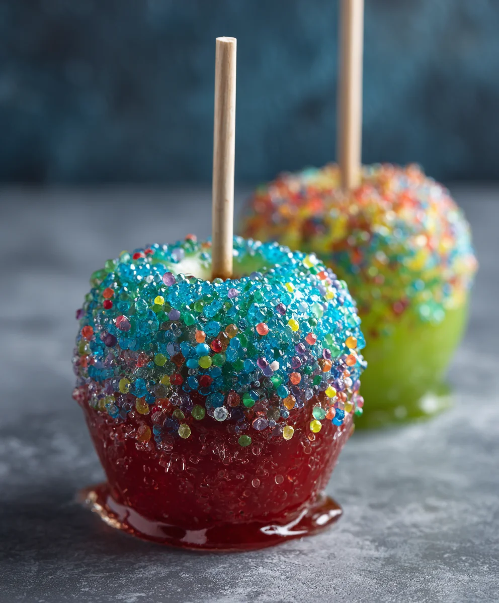Jolly Rancher Candy Apples: Sweet, Crunchy, & Colorful Fun!
