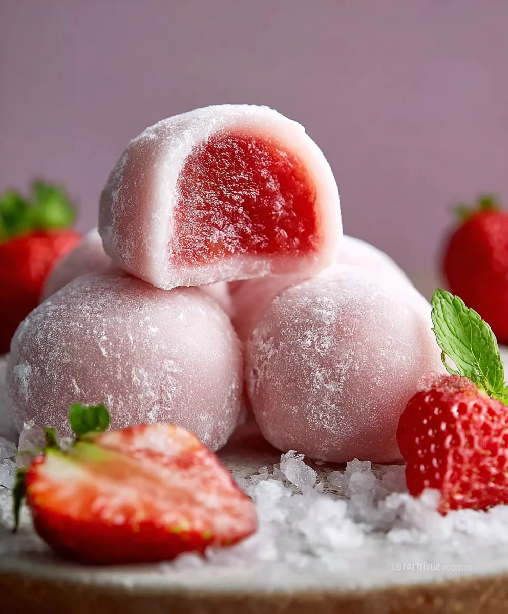 Quick Healthy Strawberry Mochi: Ready in Minutes!